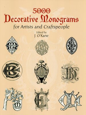 cover image of 5000 Decorative Monograms for Artists and Craftspeople